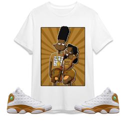 a diffirent love unisex tees jordan 13 wheat shirt