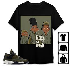 boyz n the hood 90s unisex tees jordan 4 se craft medium olive shirt to match