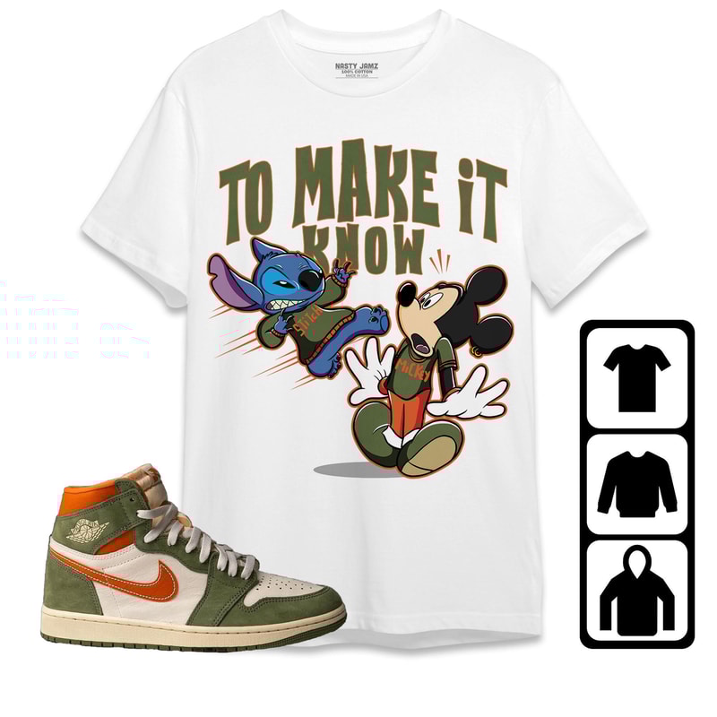Make It Know Unisex Tees Jordan 1 High OG Celadon Sweatshirt to Match Sneaker, Outfit High OG Celadon Birthday Gift.jpg