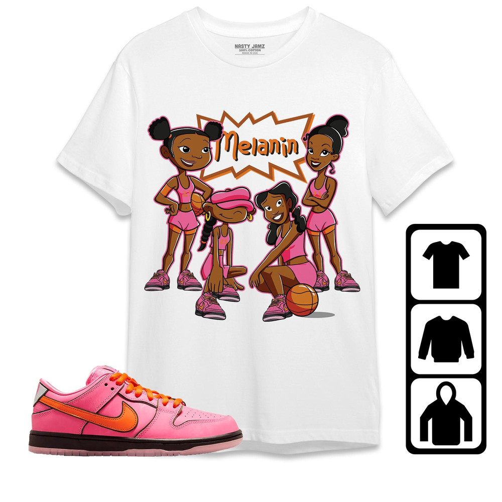 Basketball Melanin Team Unisex Sweatshirt SB Dunk Blossom Shirt to Match Sneaker, Outfit Dunk Blossom Birthday Gift.jpg