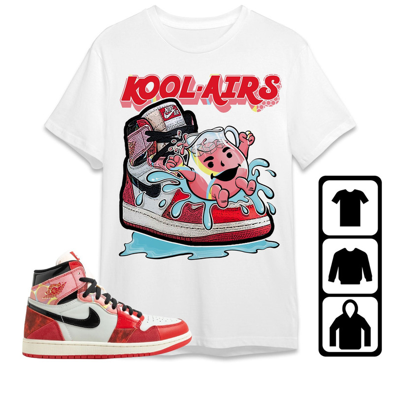 AJ 1 Spiderman Across the Spider-Verse Unisex T-Shirt, Tee, Sweatshirt, Hoodie, Kool Airs, Shirt To Match 1s Next Chapter.jpg