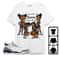 Basketball Melanin Team Unisex Tees Jordan 3 White Navy Sweatshirt to Match Sneaker, Outfit Aj 3s White Navy Birthday Tees.jpg