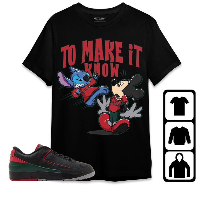 Make It Know Unisex Tees Jordan 2 Low Christmas Sweatshirt to Match Sneaker, Outfit Birthday match AJ Low Christmas 2s.jpg