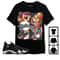 Bunny Basketball Unisex Tees Jordan 14 Black White Sweatshirt to match Sneaker, Outfit Birthday Gift.jpg