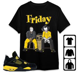 aj 4 thunder unisex t-shirt, tee, sweatshirt, hoodie, horror friday