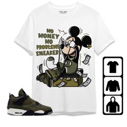 mo money mickey unisex tees jordan 4 se craft medium olive