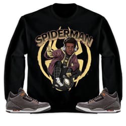 spiderman miles unisex tees jordan 5 a ma maniere 5s black burgundy shirt