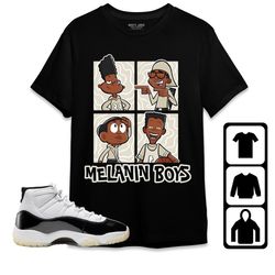 melanin boys unisex tees jordan 11 gratitude sweatshirt