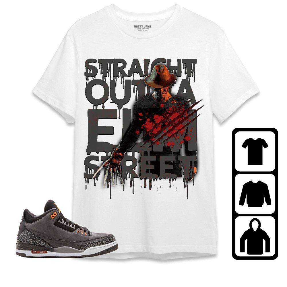 Outta Street Unisex Sweatshirt Jordan 3 Fear Pack Shirt to match Jordan, Outfit HipHop Hoodie.jpg
