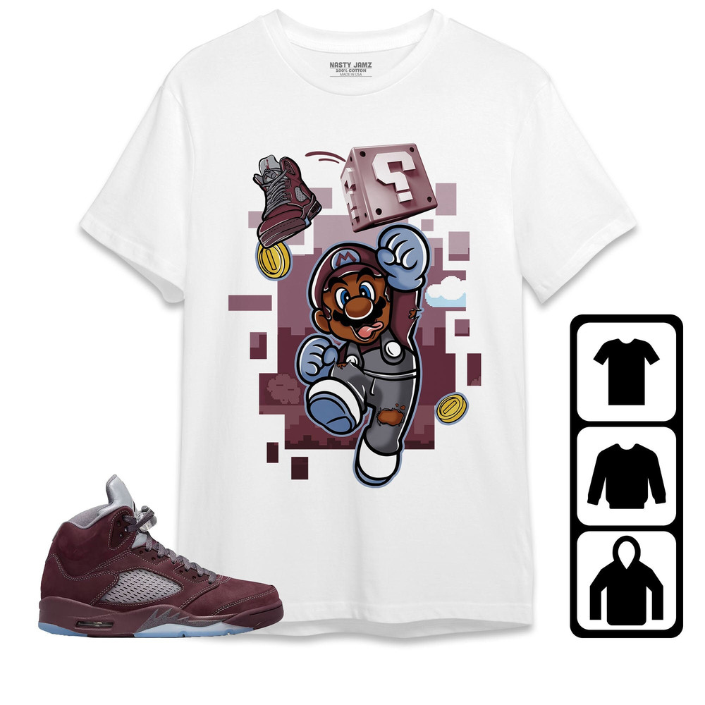 Sneaker Bros Unisex Tees, Jordan 5 Burgundy Match Tees Birthday Gift, Outfit Burgundy 5s Hoodie.jpg