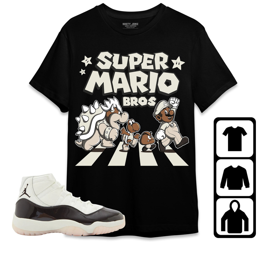 Super Bros Trip Unisex Tees Jordan 11 Neapolitan, Sweatshirt to match Sneaker, Outfit Birthday Gift Friends.jpg