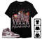 Melanin Boys Friends Xmas Unisex Tees Jordan 1 High OG Mauve, Sweatshirt to match Sneaker, Outfit Birthday Gift.jpg