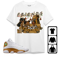 melanin friends xmas unisex tees jordan 13 wheat sweatshirt