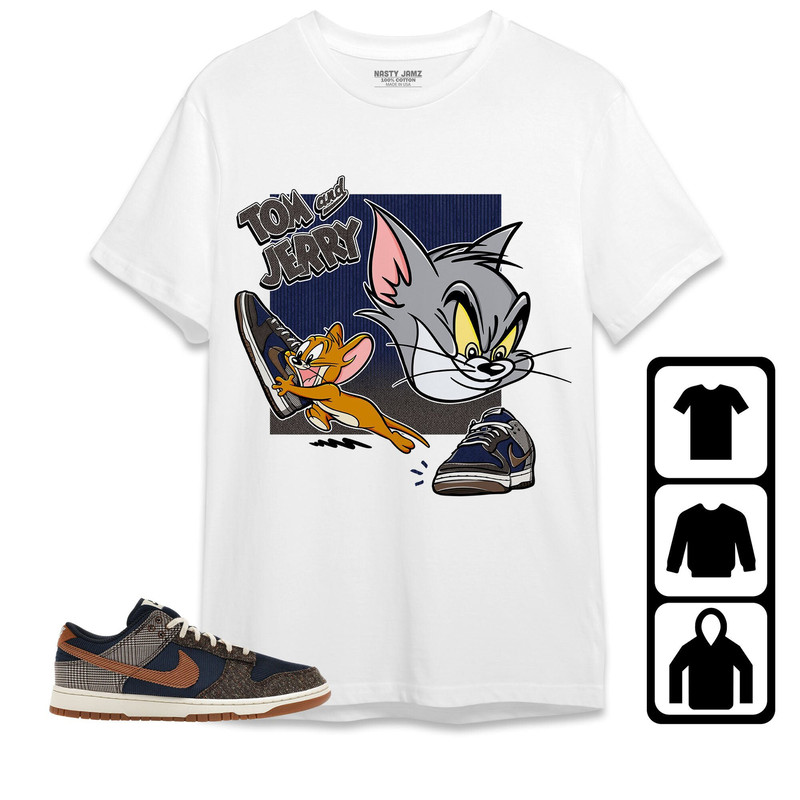 Cat And Mouse Sneakers Unisex Tees Dunk Low Tweed Corduroy, Sweatshirt to match Sneaker, Outfit Holiday Jordan Tees.jpg