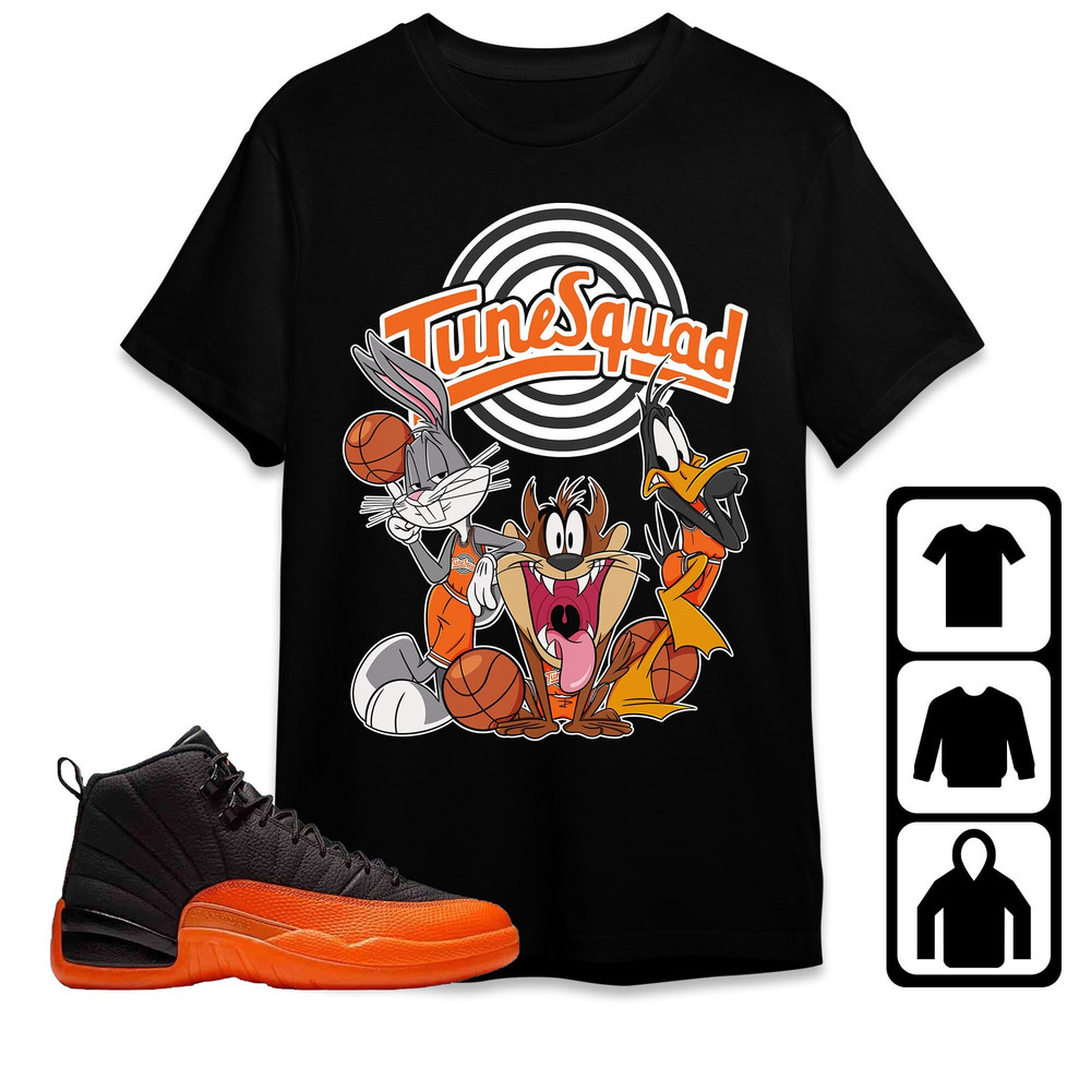 AJ 12 Brilliant Orange Unisex T-Shirt, Tee, Sweatshirt, Hoodie, Tune Friends, Shirt To Match Sneaker.jpg