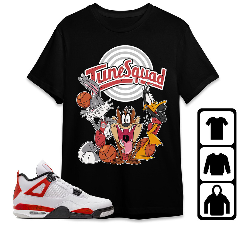 AJ 4 Red Cement Unisex T-Shirt, Tee, Sweatshirt, Hoodie, Tune Friends, Shirt To Match Sneaker.jpg