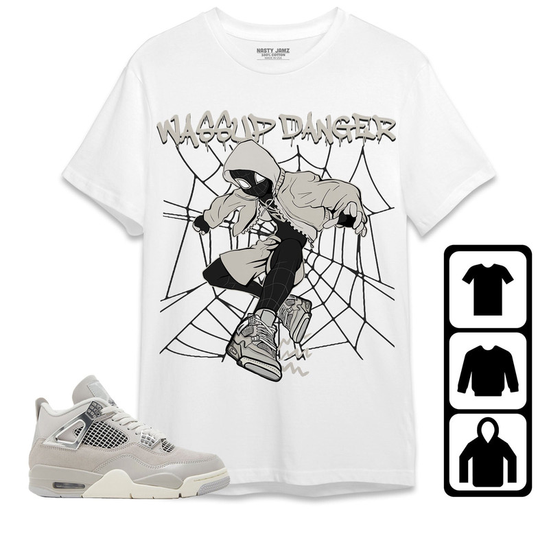 Jordan 4 Frozen Moments Unisex Shirt, Kid, Toddles Actions Wassup Danger Spider Man, Shirt To Match Sneaker.jpg