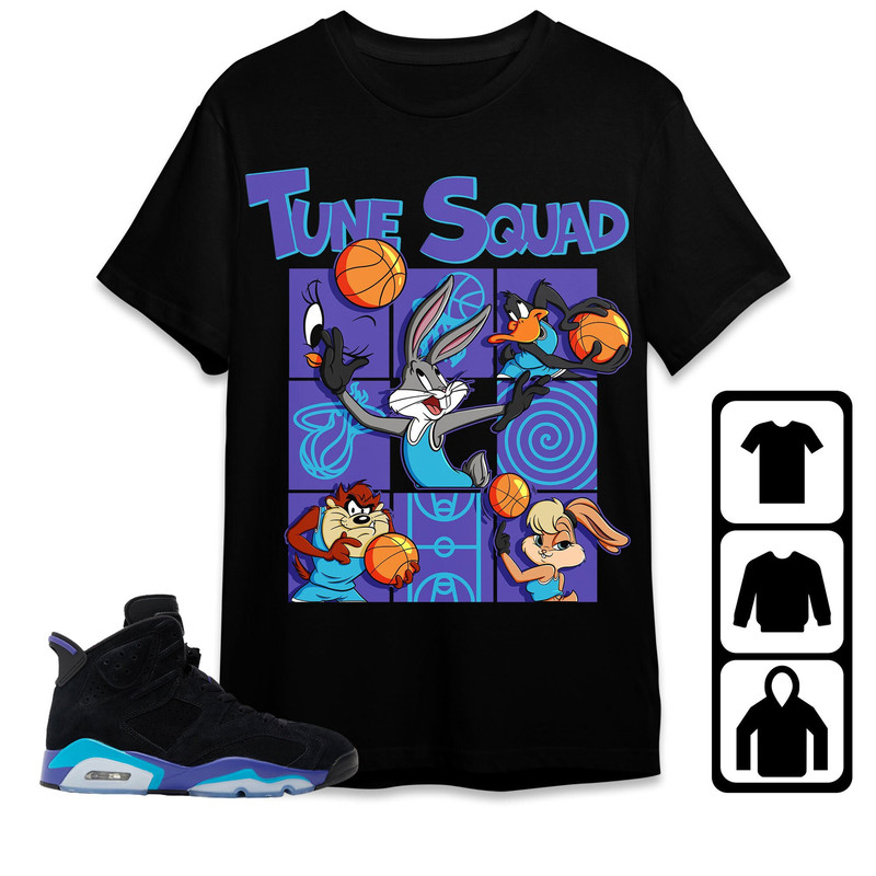 Jordan 6 Aqua Unisex Shirt, Kid, Toddles Basketball Team Squad, Shirt To Match Sneaker.jpg