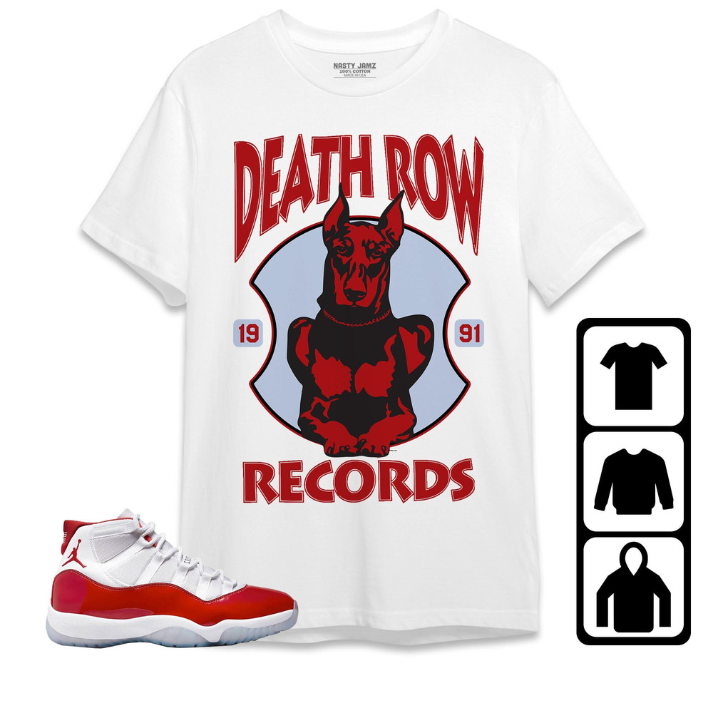 Jordan 11 Cherry Unisex Shirt, Kid, Toddles Death Row 1991 Dog, Shirt To Match Sneaker.jpg