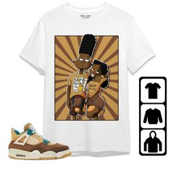 jordan 4 cacao wow unisex shirt, kid, toddles a diffirent love