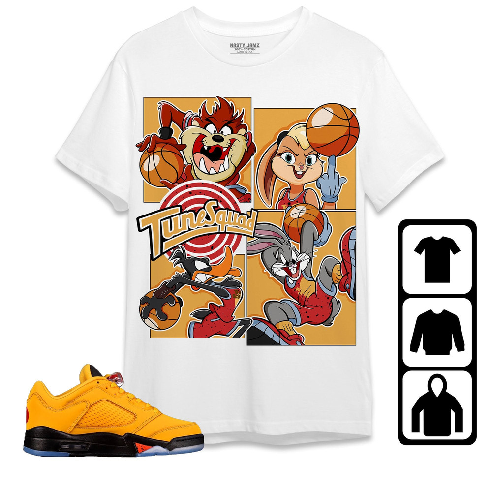Jordan 5 Low Chutney Unisex Shirt, Kid, Toddles Bunny Basketball Team, Shirt To Match Sneaker.jpg