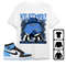 AJ 1 University Blue Toe Unisex T-Shirt, Tee, Sweatshirt, Hoodie, Freddy Meow, Shirt To Match Sneaker.jpg