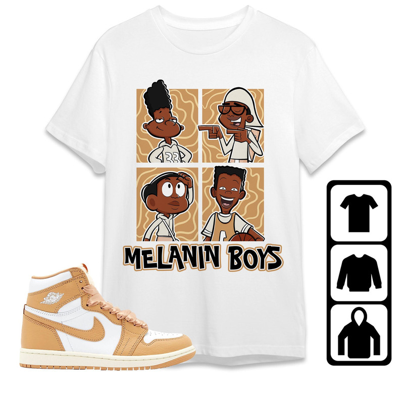 AJ 1 Praline Unisex T-Shirt, Tee, Sweatshirt, Hoodie, Melanin Boys, Shirt To Match Sneaker.jpg