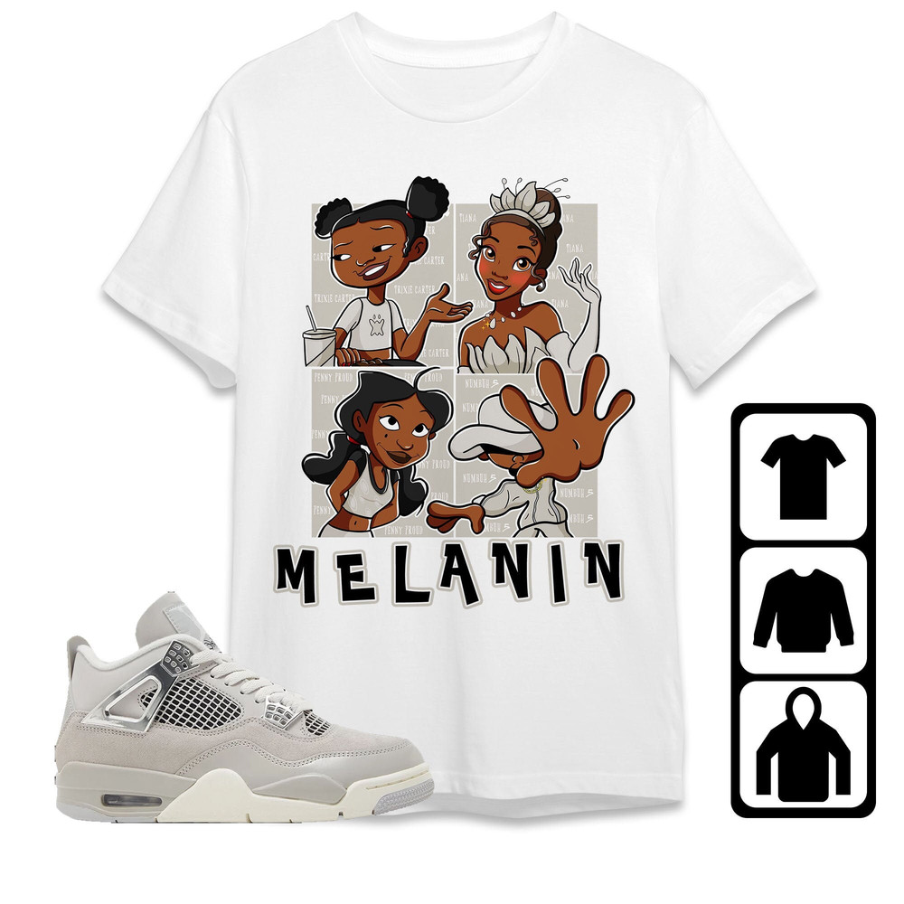AJ 4 Frozen Moments Unisex T-Shirt, Tee, Sweatshirt, Hoodie, MELANIN Sisters, Shirt To Match Sneaker.jpg