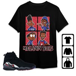 aj 8 playoffs unisex t-shirt, tee, sweatshirt, hoodie, melanin boys