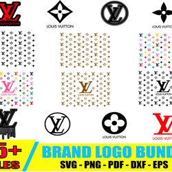 louis vuitton bundle svg, fashion brand logo svg, logo svg