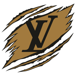 ripped lv logo svg, fashion brand logo svg, logo svg