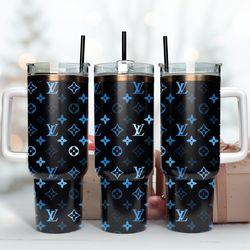 blue lv logo wrap tumbler png, 20oz tumbler, tumbler wrap design