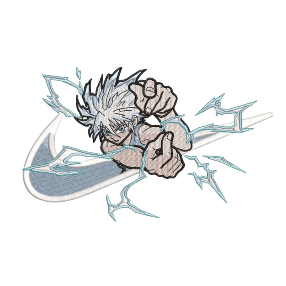 Killua Swoosh Embroidery File 0