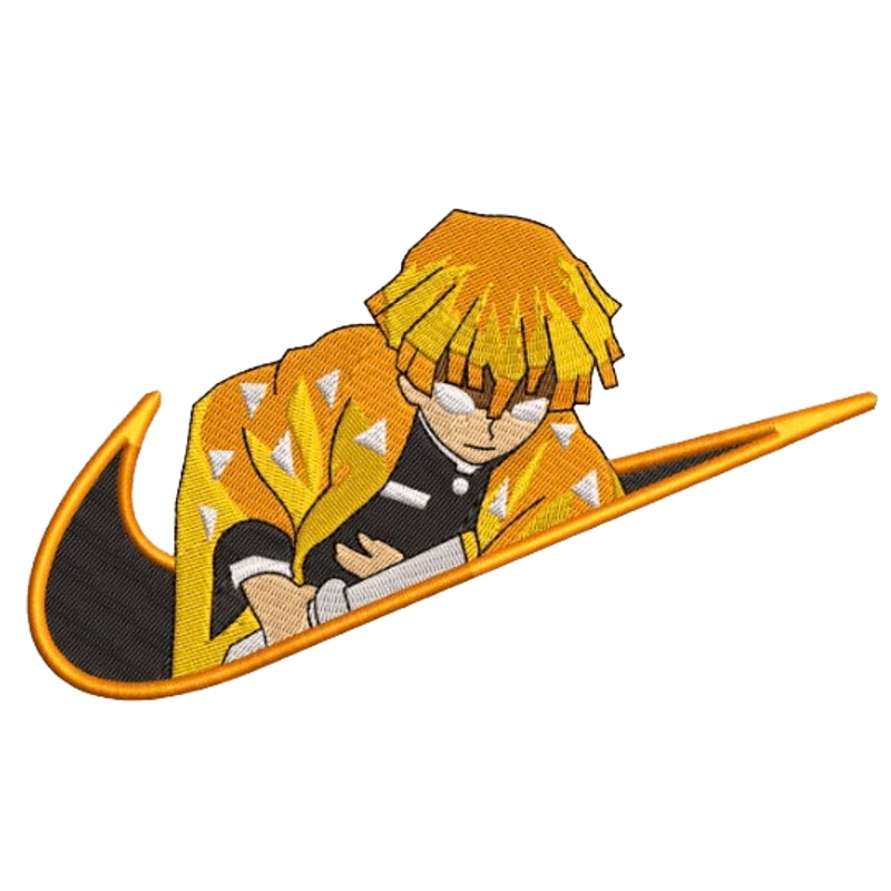 Zenitsu Swoosh 2 Embroidery File 0