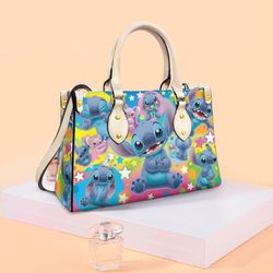 Personalized Cute Stitch Collections Handbag, Anniversary Stitch Handb