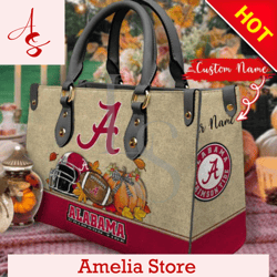 Alabama Crimson Tide Autumn Women Leather Handbag