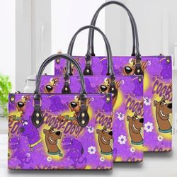 Scooby Doo Leather Handbag, Scooby Doo Handbag, Anniversary Scooby Handbag, Disney Leather Handbag
