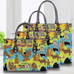 Scooby Doo Leather Handbag, Scooby Doo Handbag, Anniversary Scooby Handbag, Disney Leather Handbag, Shoulder Handbag