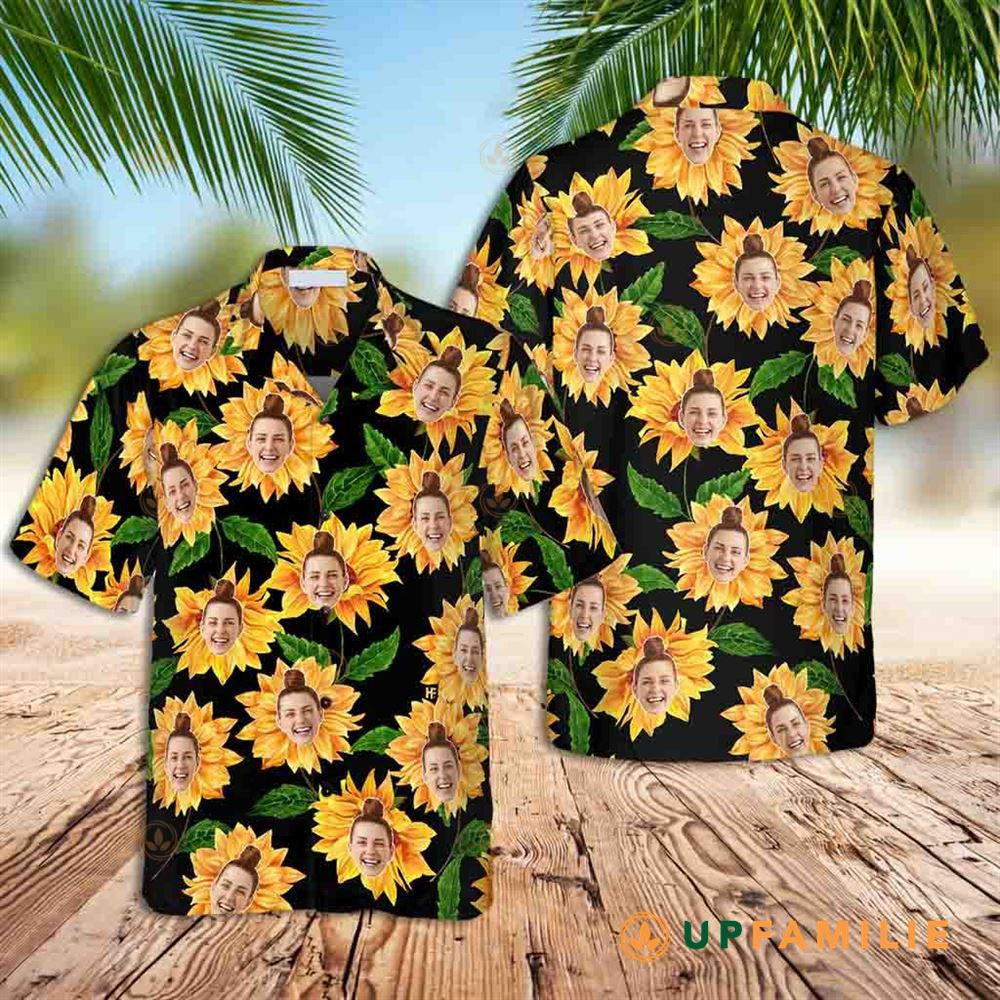 Funny Hawaiian Shirt Custom Face Sunflower 01 Custom Hawaiian Shirts - Upfamilie Gifts Store.jpg