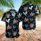 Rooster Hawaiian Shirt Rooster In Tropical Blue Hawaiian Shirt - Upfamilie Gifts Store.jpg