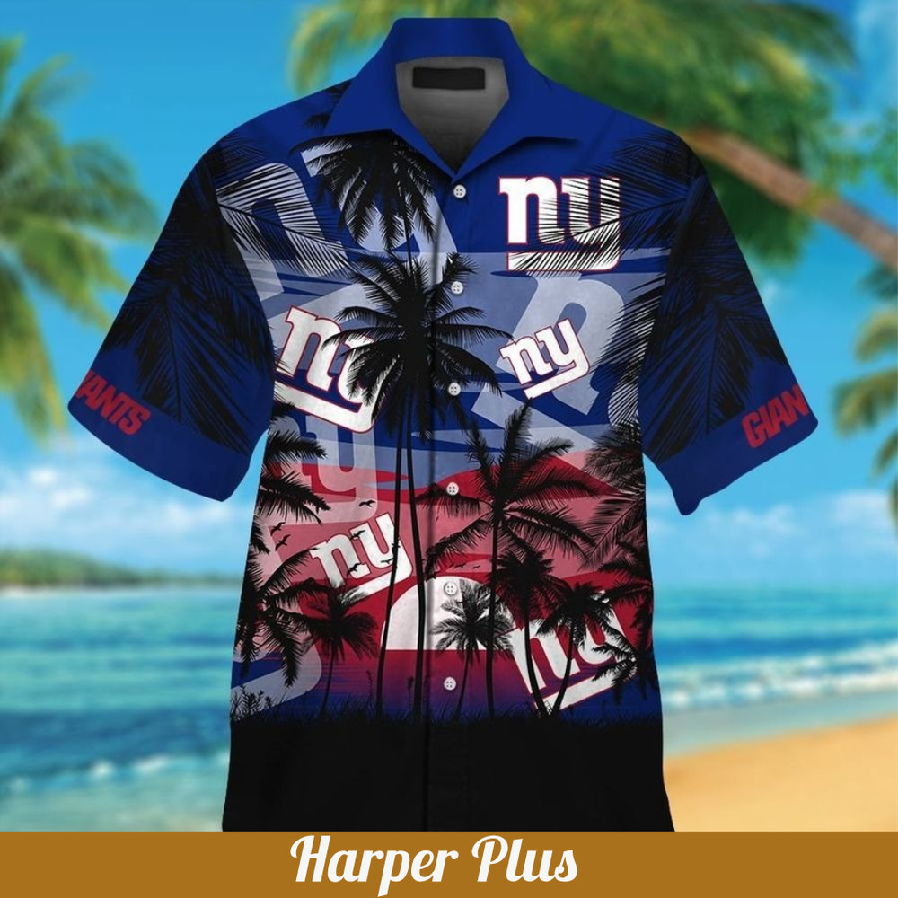 NY Giants Hawaiian Shirt Button Up Tropical Aloha For Men.jpg