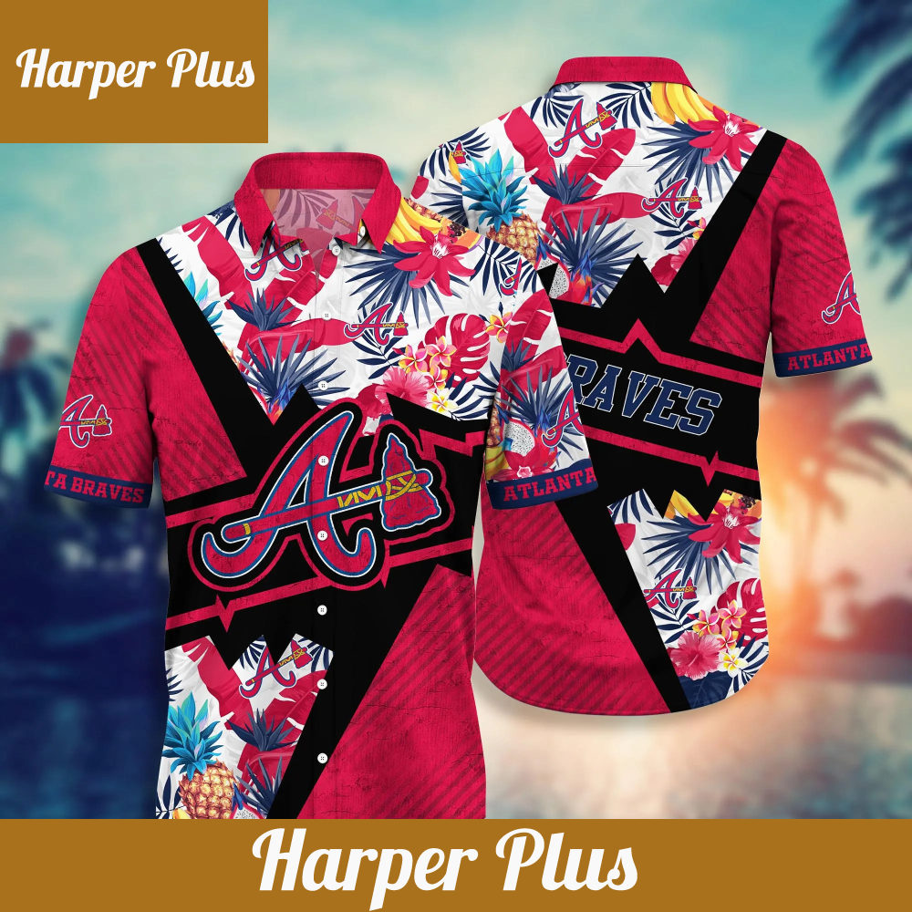 Atlanta Braves MLB Hawaiian Shirt Solstice Training Game Shirts - Trendy Aloha.png
