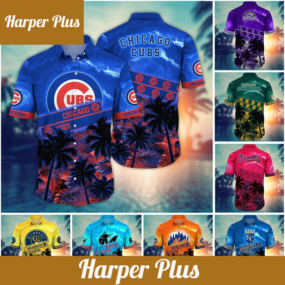 Customize Flower MLB Hawaii Shirt And Tshirt For Fans Sunbathe Aloha Shirt - Trendy Aloha.png