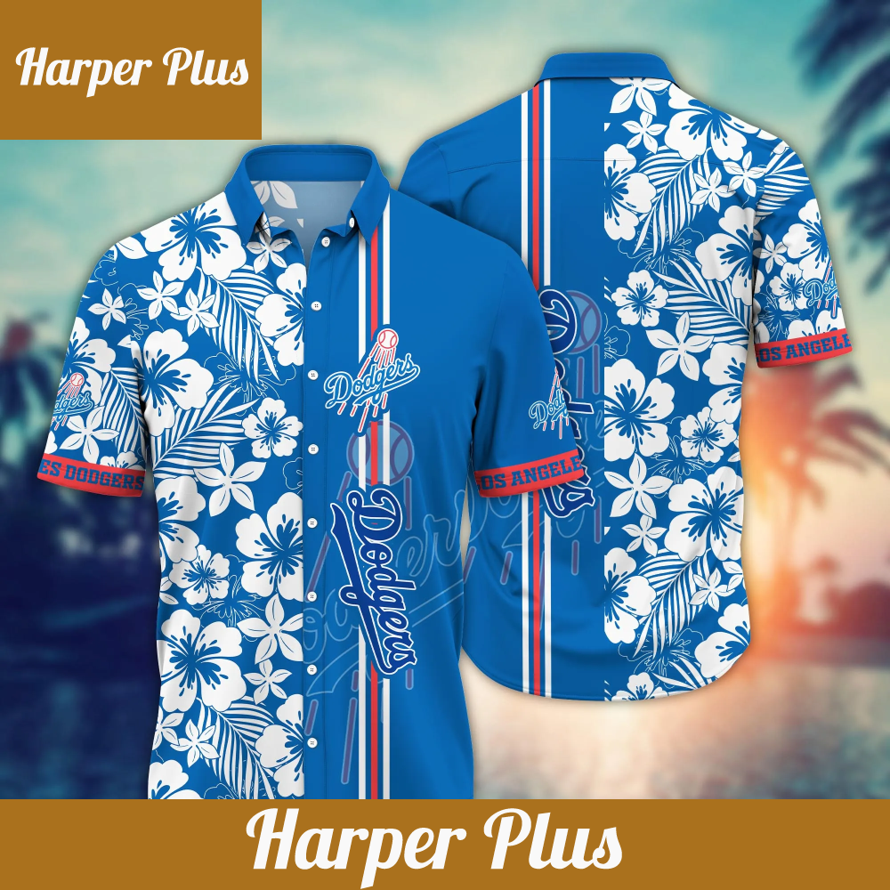 Los Angeles Dodgers MLB Hawaiian Shirt Warm Seasontime Aloha Shirt - Trendy Aloha.png