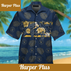 milwaukee brewers hawaiian shirt milwaukee brewers tropical dark blue hawaii shirt milwaukee