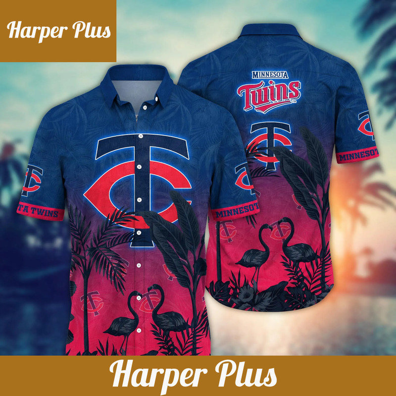 Minnesota Twins MLB Hawaiian Shirt Sun Dressestime International Tie Shirts - Trendy Aloha.png