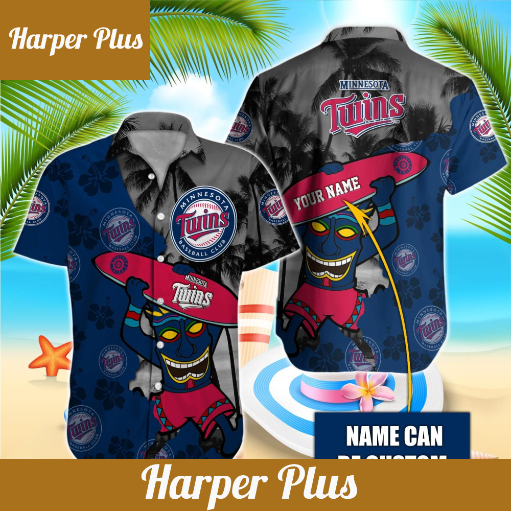 Minnesota Twins Personalized Name Hawaiian Getaway Shirt - Trendy Aloha.jpg