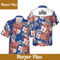 Nba Los Angeles Clippers Blue White Hibiscus Flowers Trendy Hawaiian Shirt V2 Aloha Shirt - Trendy Aloha.jpg