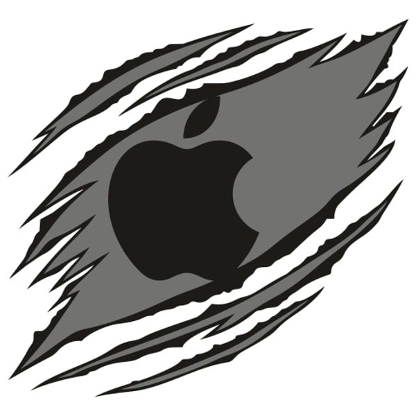 Ripped Apple Logo Svg , Ripped Logo Svg, Brand Logo Tumbler - Inspire ...