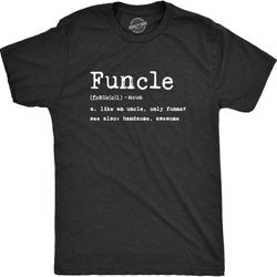 crazy dog mens funcle definition t shirt funny uncle shirt graphic tee